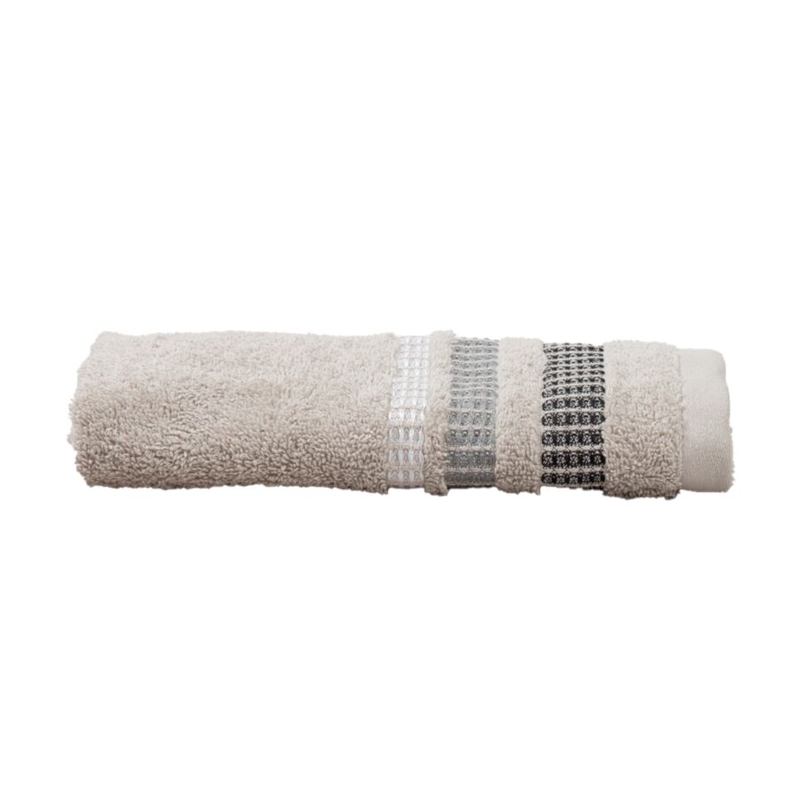 SERVIETTE BAIN CHLOE - Gris Promos printemps