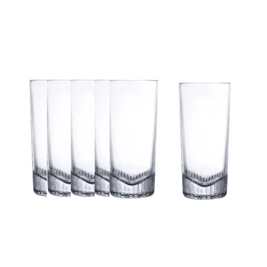 Set De 6 Verres CALDERA En Crystal 43cl - Blanc Verres d'eau