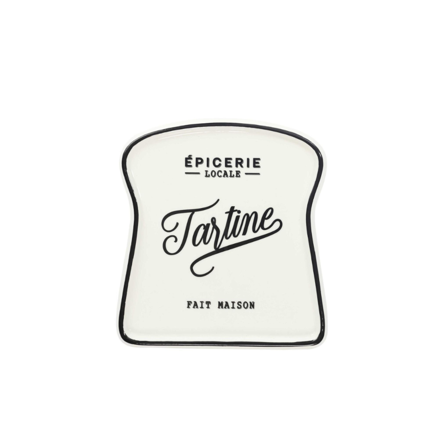 Assiette Toast BROOKLYN - Blanc Serviteurs