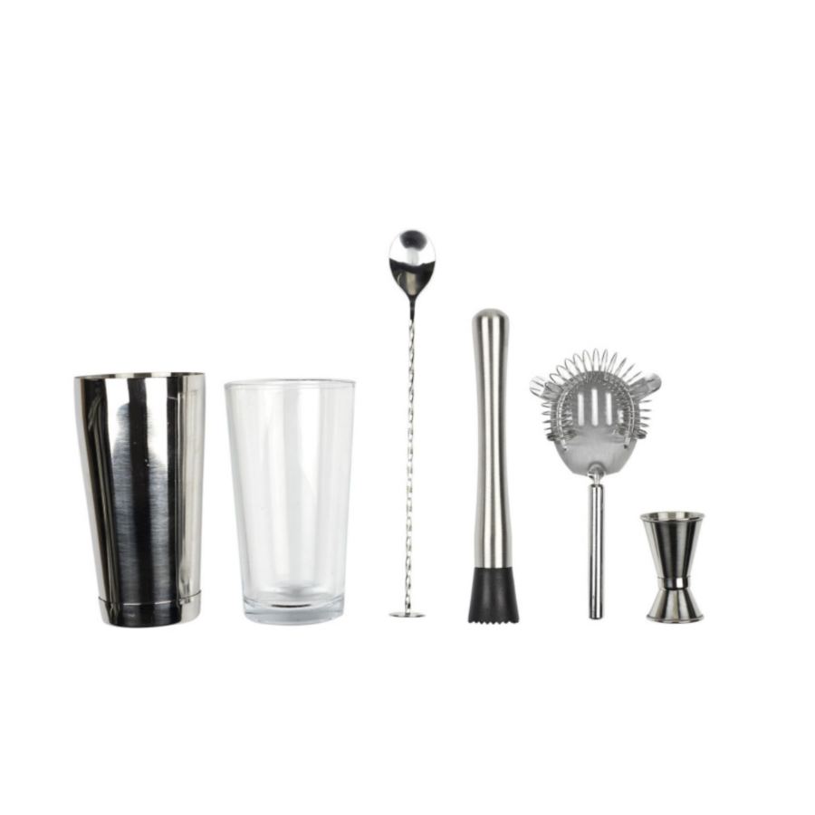 Set à COCKTAIL 6 Pièces - Argenté Arts de la table