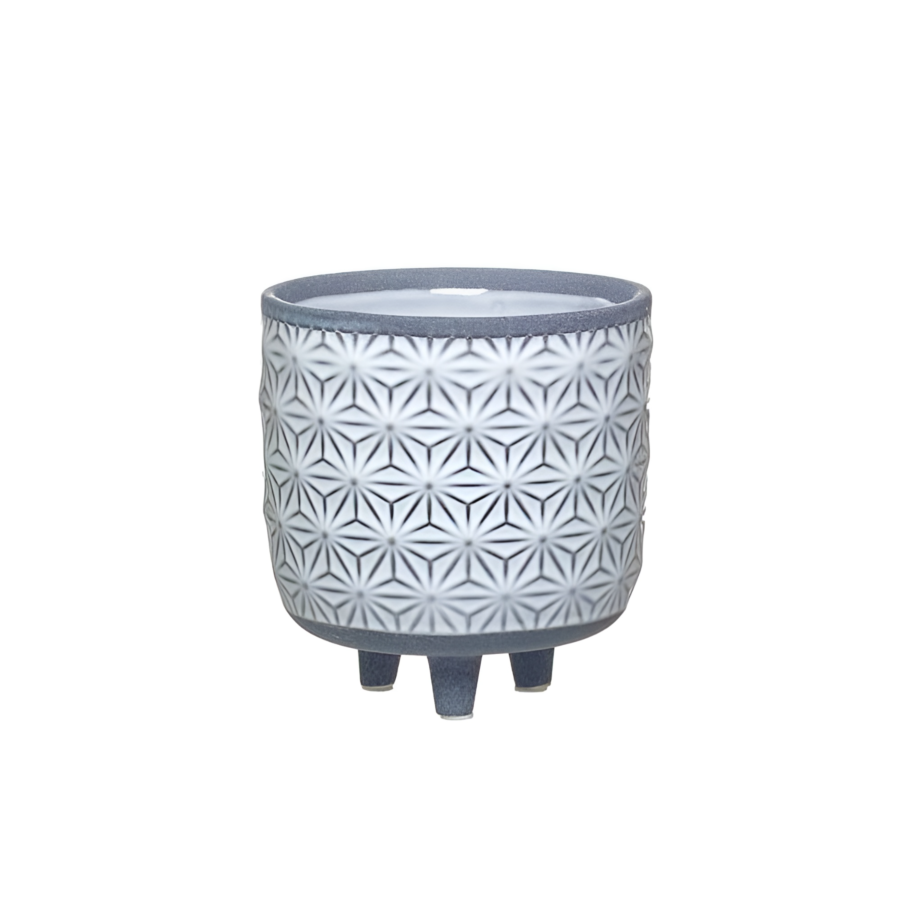 Vase en Céramique 11x11x12cm - Gris Vases