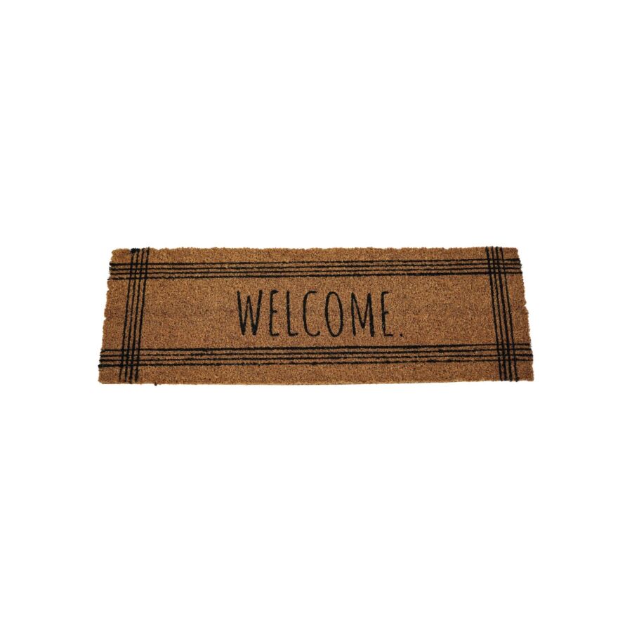 Paillasson Basic welcome - Marron Paillasons