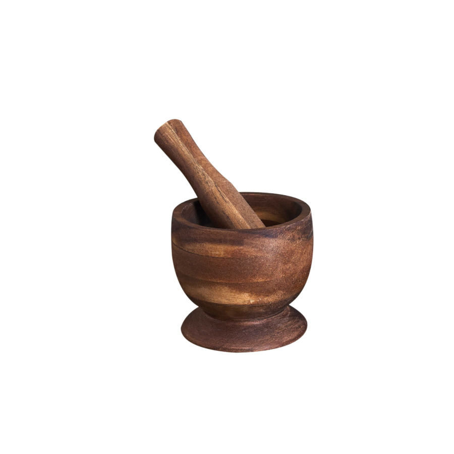 MORTIER ET PILON ACACIA - Marron Cuisson et préparation