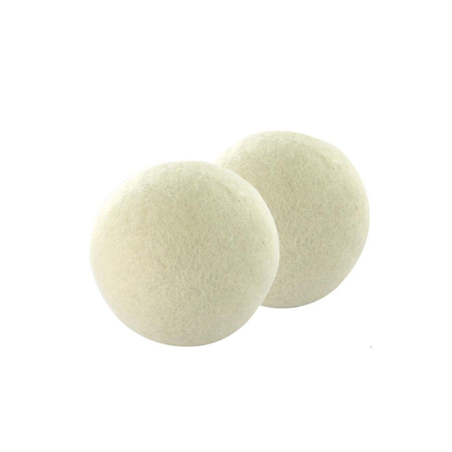 2 Balles De Séchage Laine Pour Sèche Linge - Blanc Salle de bain
