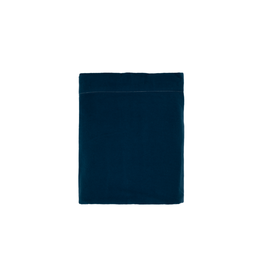 Drap Plat Uni Flanelle - Bleu Marine Promos printemps