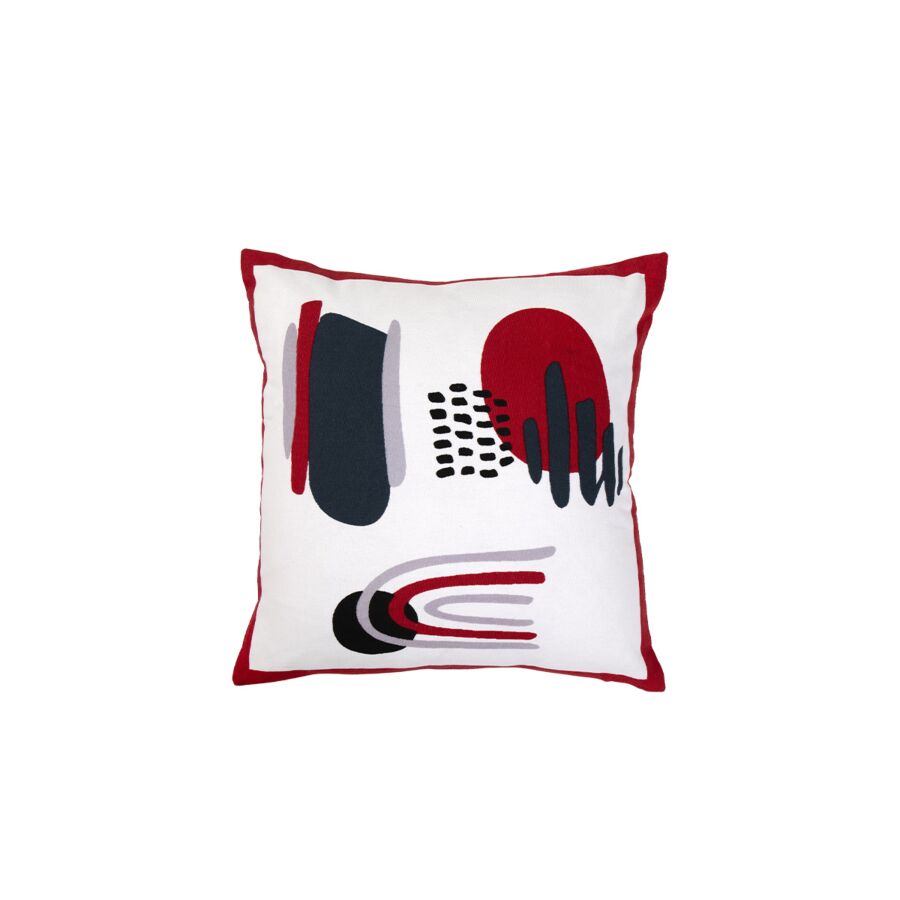 Coussin Design Abstrait 45x45cm - Multicouleur Promos printemps