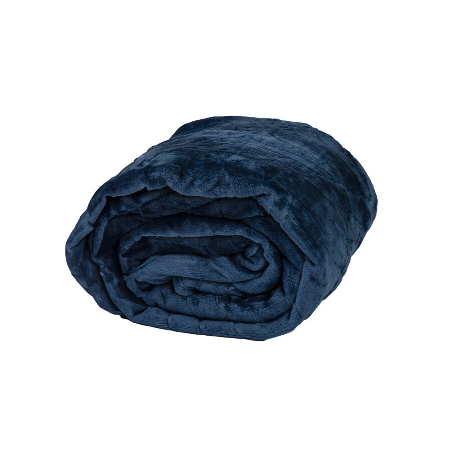 Plaid Flanelle - Bleu Plaid et couvertures