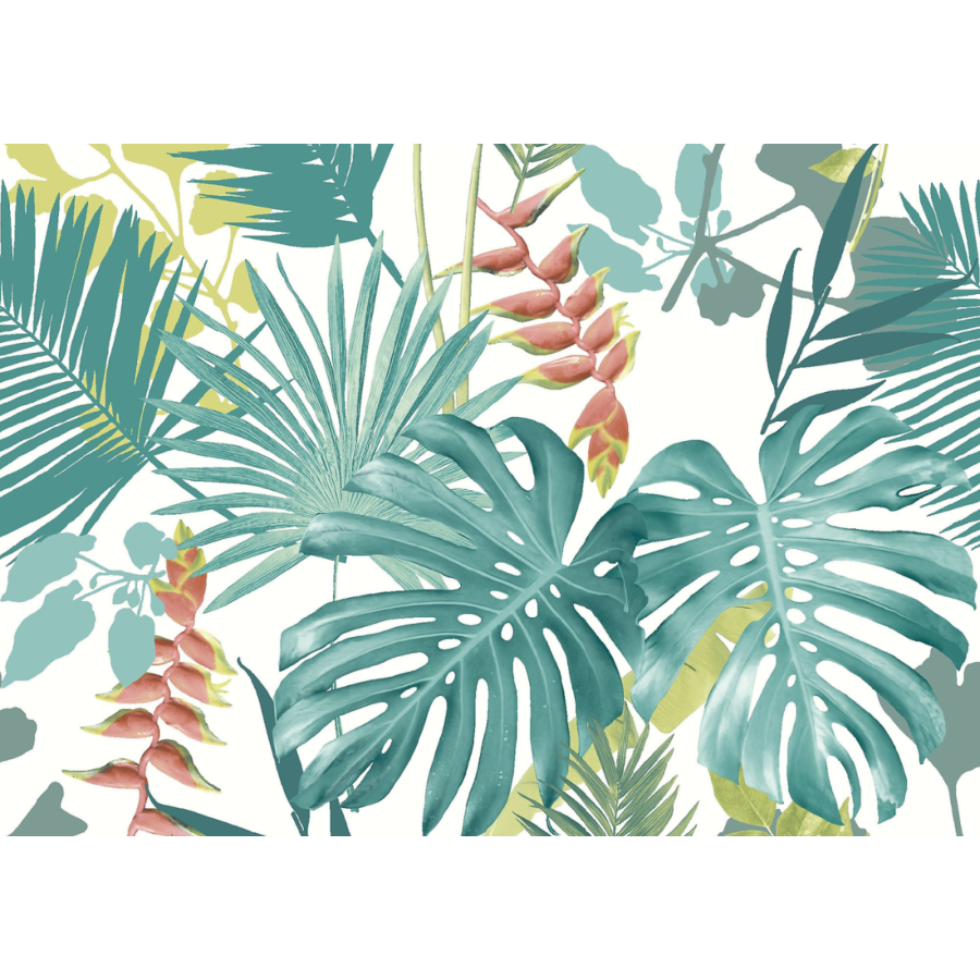 Papier Peint Ferula Green 10m - Multicouleur Papier peint