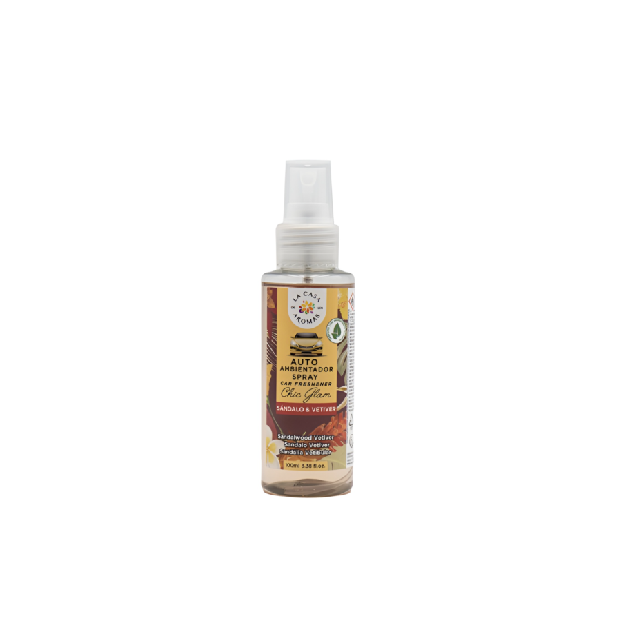 Désodorisant Spray Voiture SANTAL & VETIVER - Marron Parfums d'ambiance / huiles essentielles