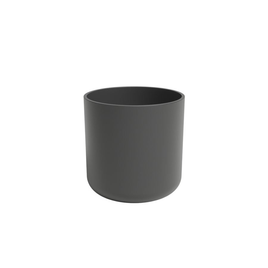Pot Juno 19cm - Gris foncé Décorations
