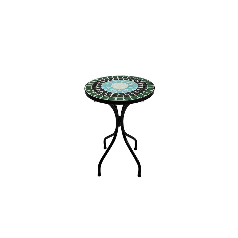 TABLE De Jardin MOSAÏQUE CLASSIC CHARM – Bleu / Vert Meubles jardin