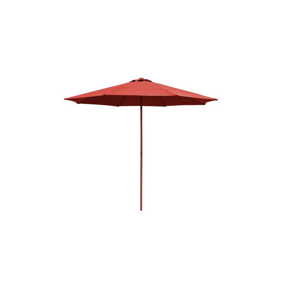 PARASOL SUNRISE DROIT AVEC AIRVENT 270CM - TERRACOTTA Parasol et tonnelle