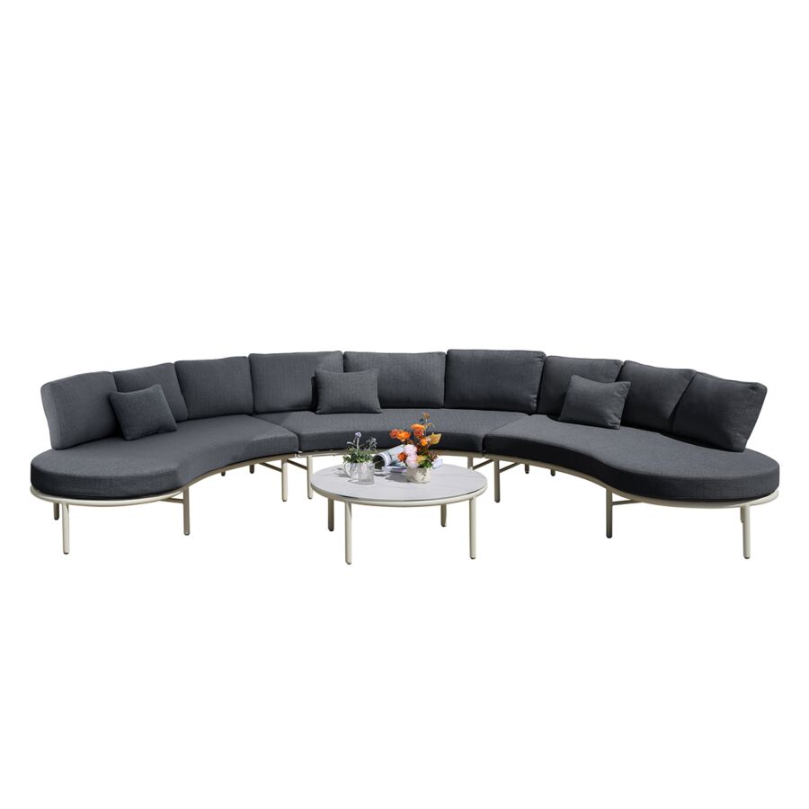COIN JARDIN COMFORT ZONE COIN - Gris Foncé Meubles jardin