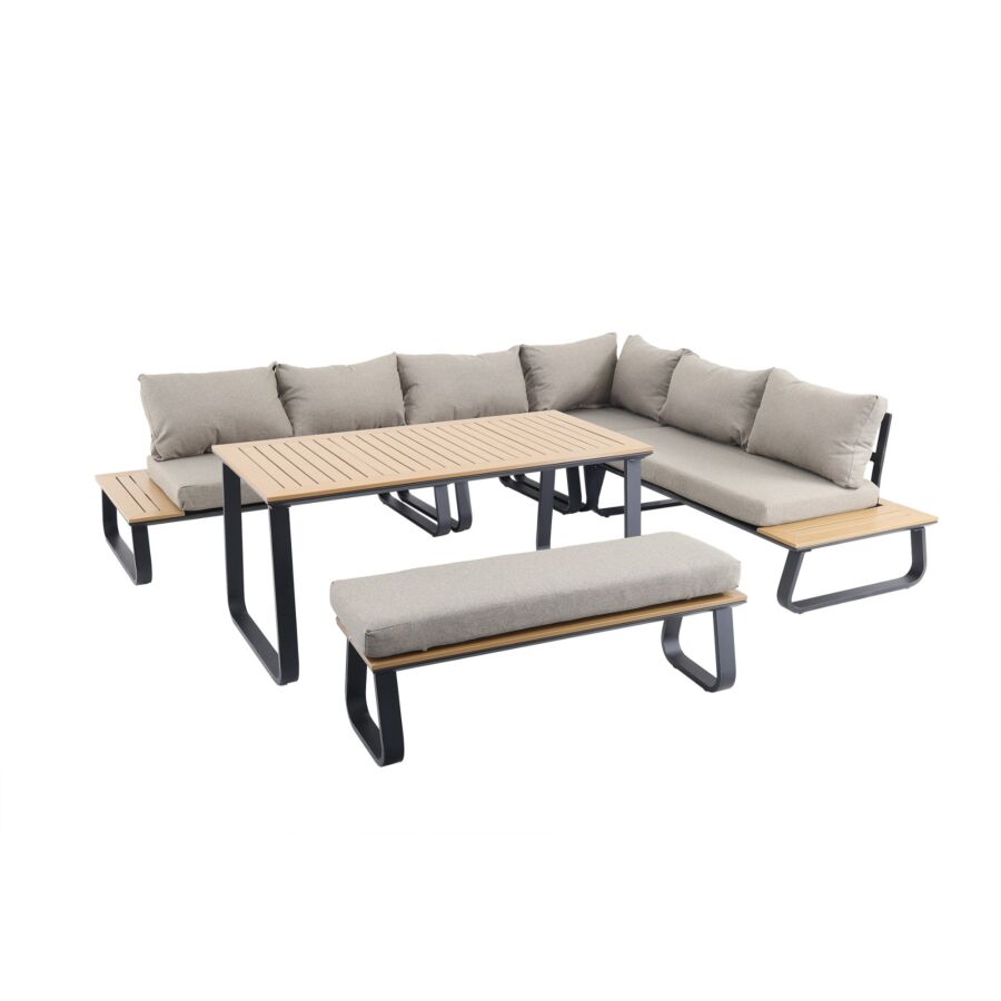 COIN JARDIN ASHWOOD - Gris Meubles jardin