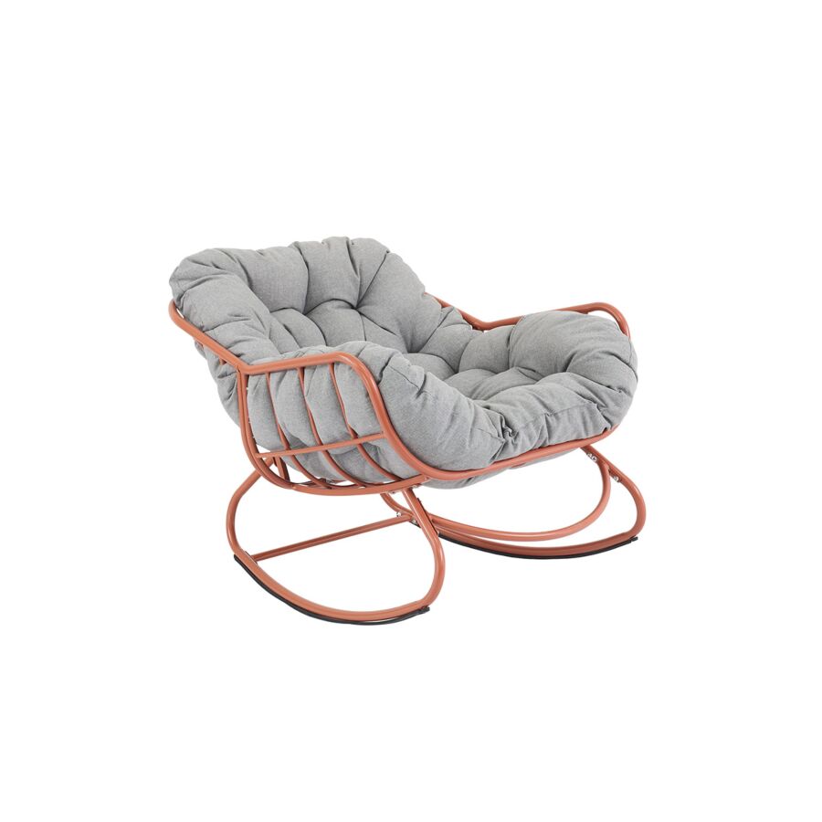 Fauteuil À BASCULE BAYSIDE - Gris clair Meubles jardin