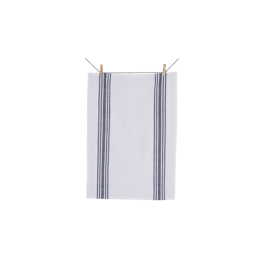 TORCHON TISSU DE COTON TISSÉ 50X70CM - Gris / Beige Nappe et serviettes