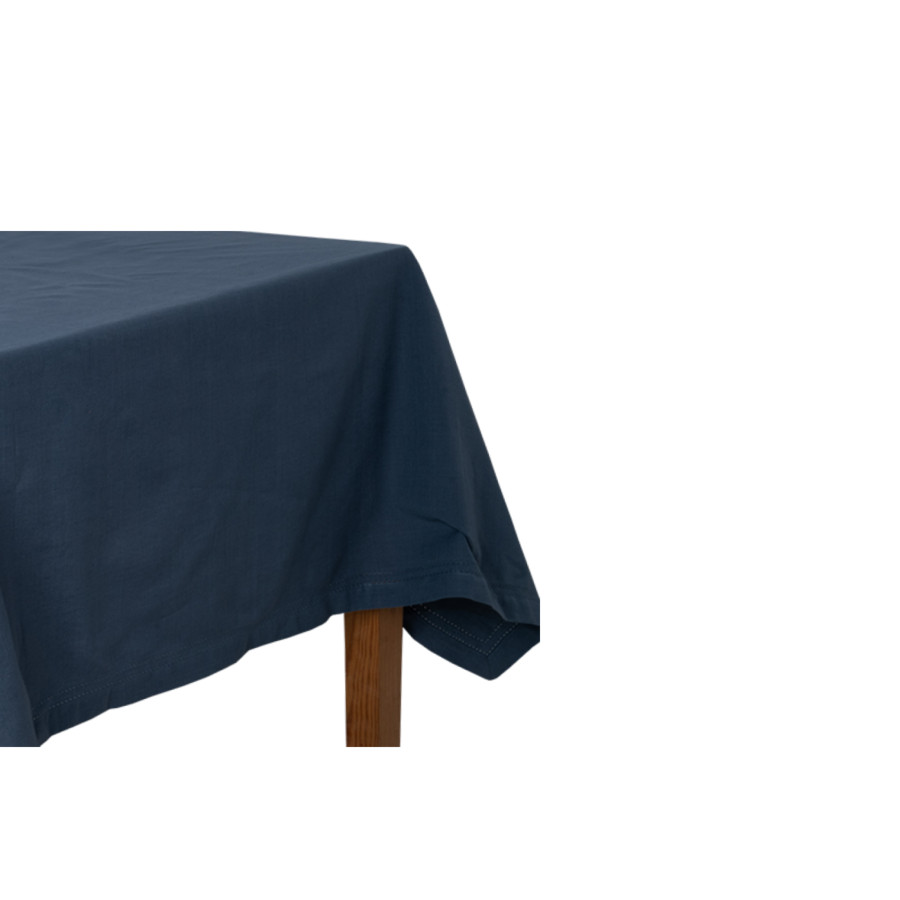 NAPPE EN TISSU COTON 140X180CM - Bleu Nappe et serviettes