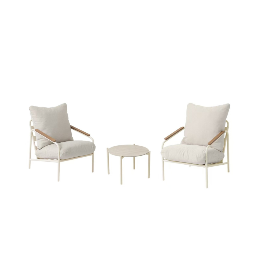 SET BALCON BAYSIDE - Beige Meubles jardin