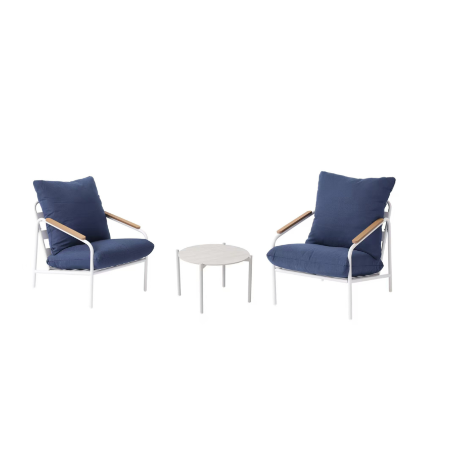 SET BALCON BAYSIDE - Bleu Meubles jardin