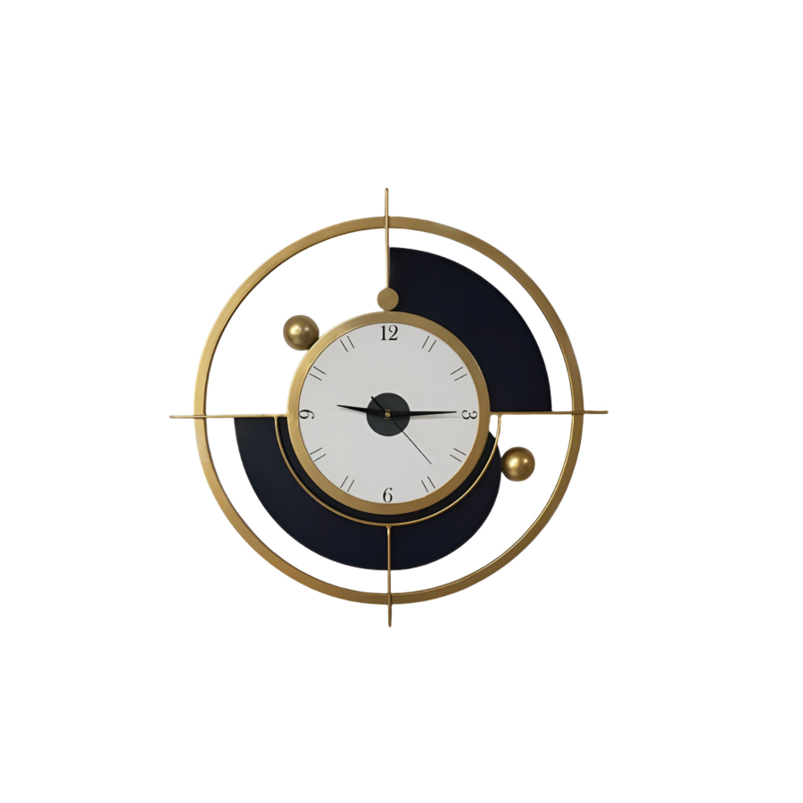 HORLOGE MURALE 60x60x4,5cm - Multicouleur Horloges
