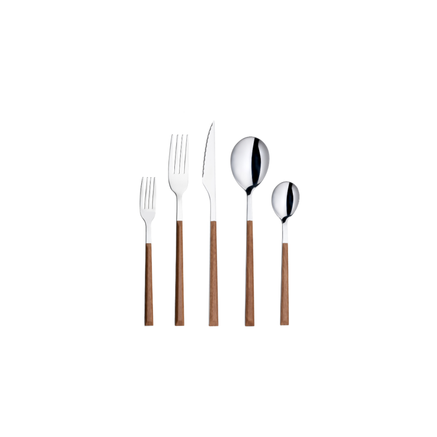 Set de couverts de 20 pièces - Marron Art de la table-printemps