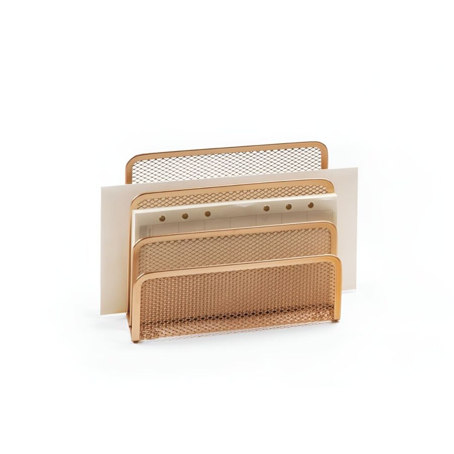 Porte-lettres - Rose Doré Accessoires Bureau