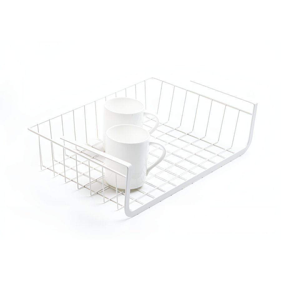 Support de rangement en métal 39,5cm - Blanc Rangement cuisine