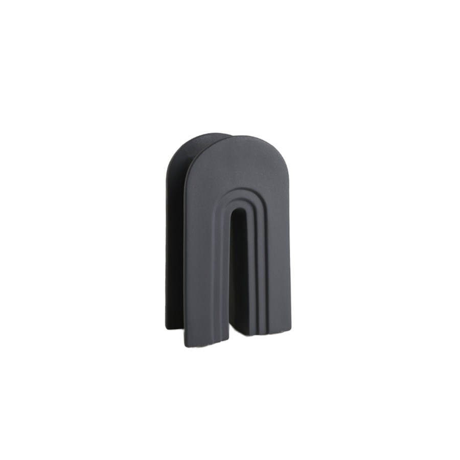 Vase En Céramique – Gris foncé Vases