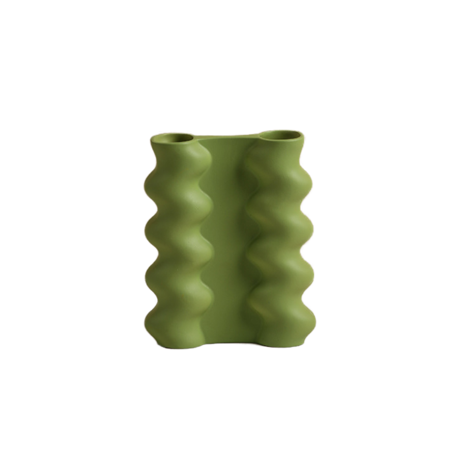 VASE En Céramique - Vert Vases