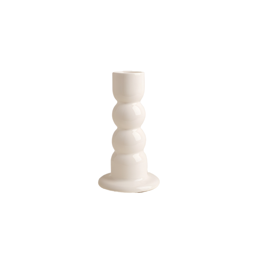 VASE En Céramique 20cm - Blanc Vases