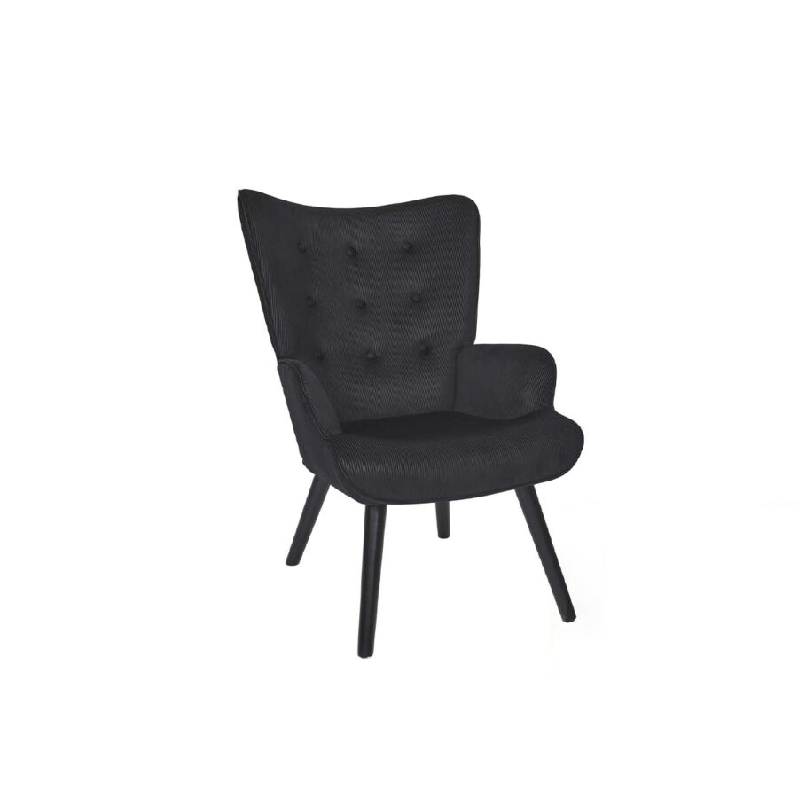 Fauteuil COSY - Noir Fauteuil simple