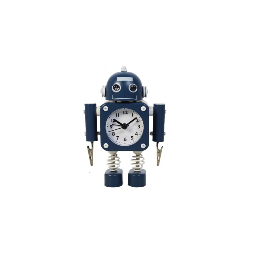 HORLOGE SUR PIED 11x4.9x16.2cm -Bleu Horloges
