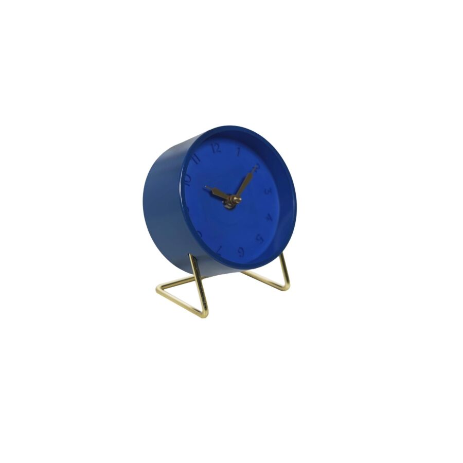 HORLOGE SUR PIED 12.3x15x11cm - Bleu Horloges