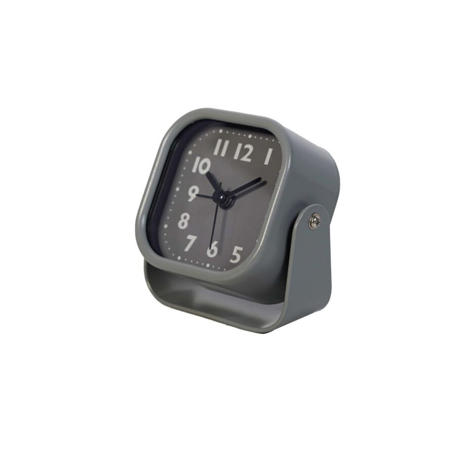 HORLOGE SUR PIED 8.3x4.3x8.5cm - Gris Horloges