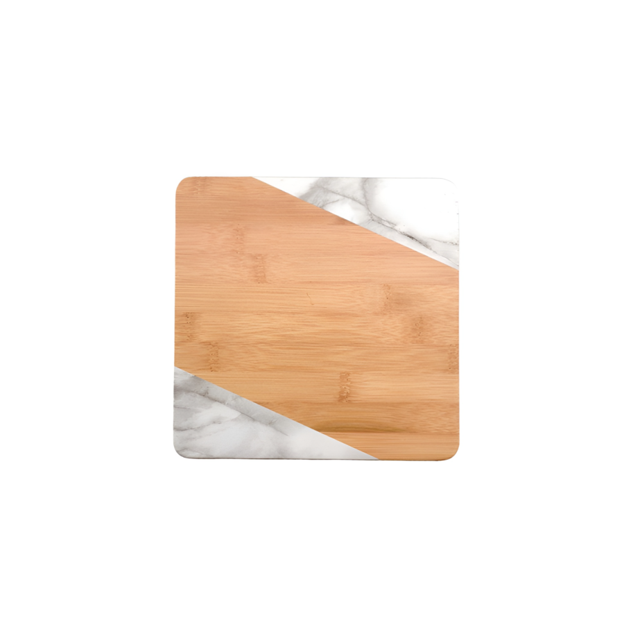 Planche à découper Effet marbre Carrée - Beige Ustensiles de cuisine