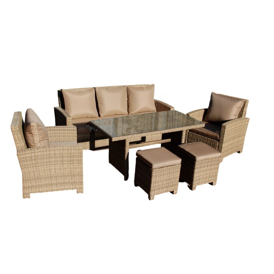 Set Jardin VIP VIBES - Taupe Meubles jardin