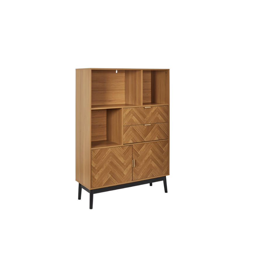 Bibliothèque FELIX - Marron Étagères et bibliothèques rangements