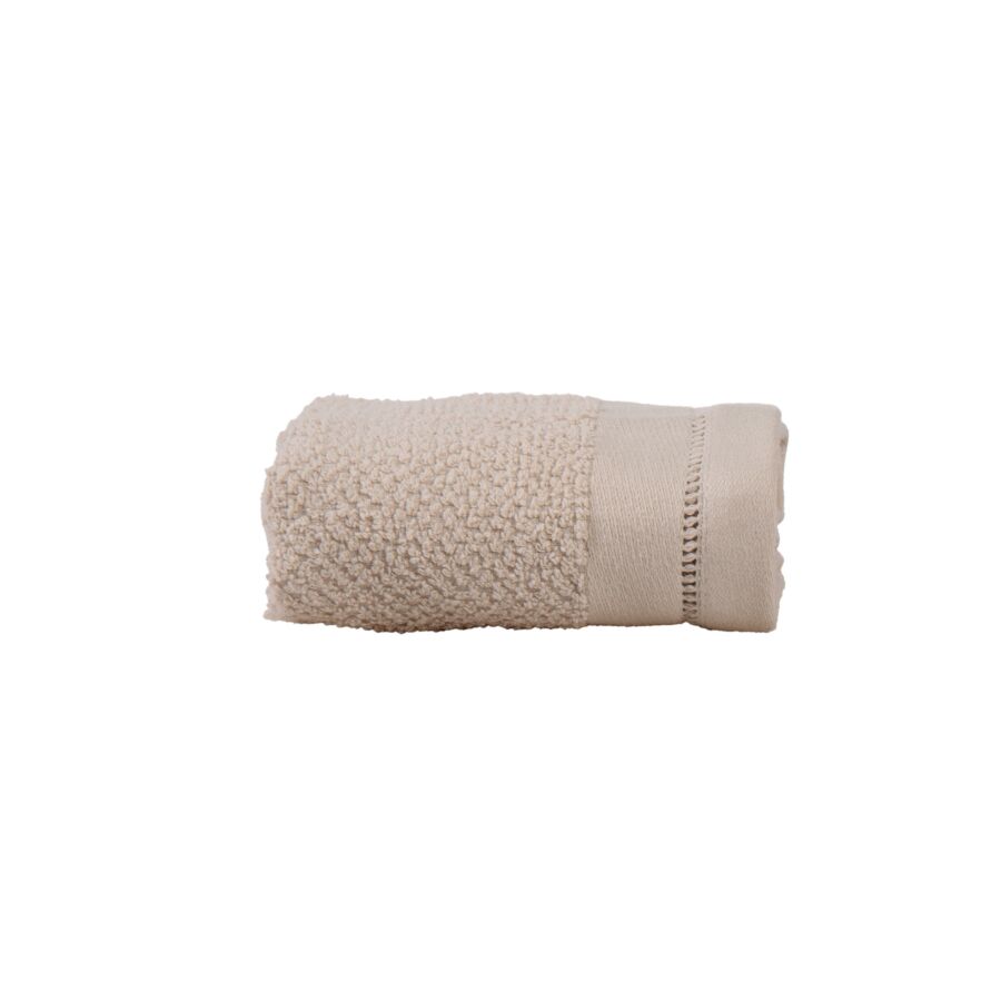 SERVIETTE INVITÉ BASIC 30x50CM - Beige Soldes été