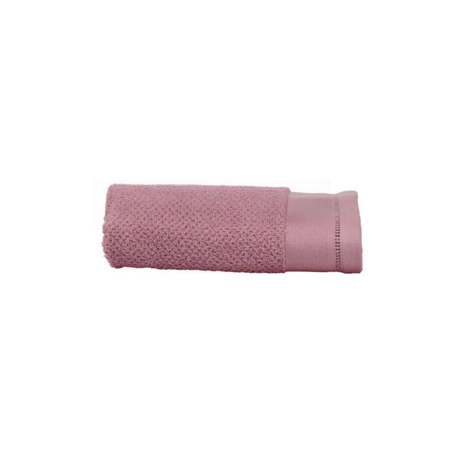 SERVIETTE BASIC 50x90 CM - Rose Soldes été