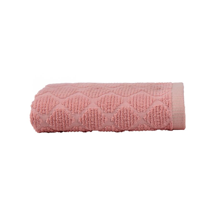 SERVIETTE INVITÉ JAQUARD 30x50 CM - Rose Soldes été