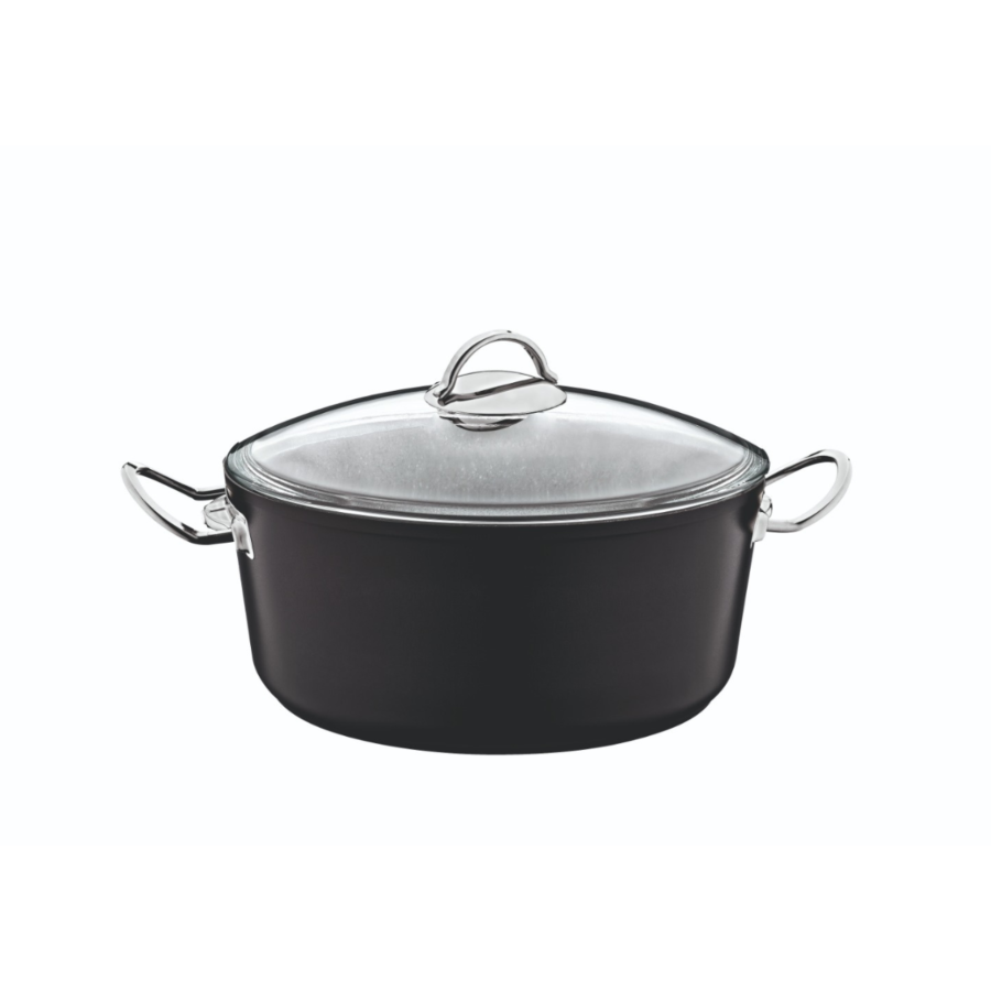 Marmite 8,70L granite Avec Manche - Noir Soldes été