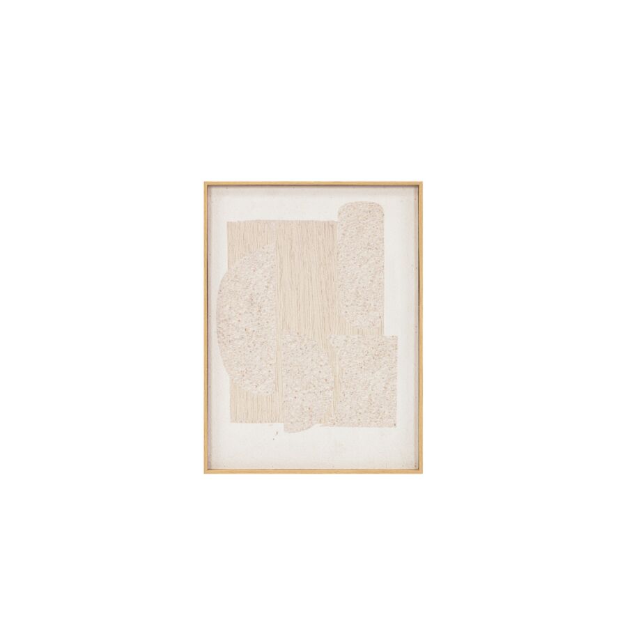 TABLEAU ABSTRAIT HANDMADE 30x40x2,3cm - Multicouleur Tableaux