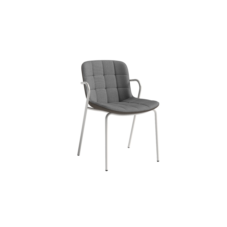 CHAISE RAE AVEC ACCOUDOIR - Marron Chaises de séjour