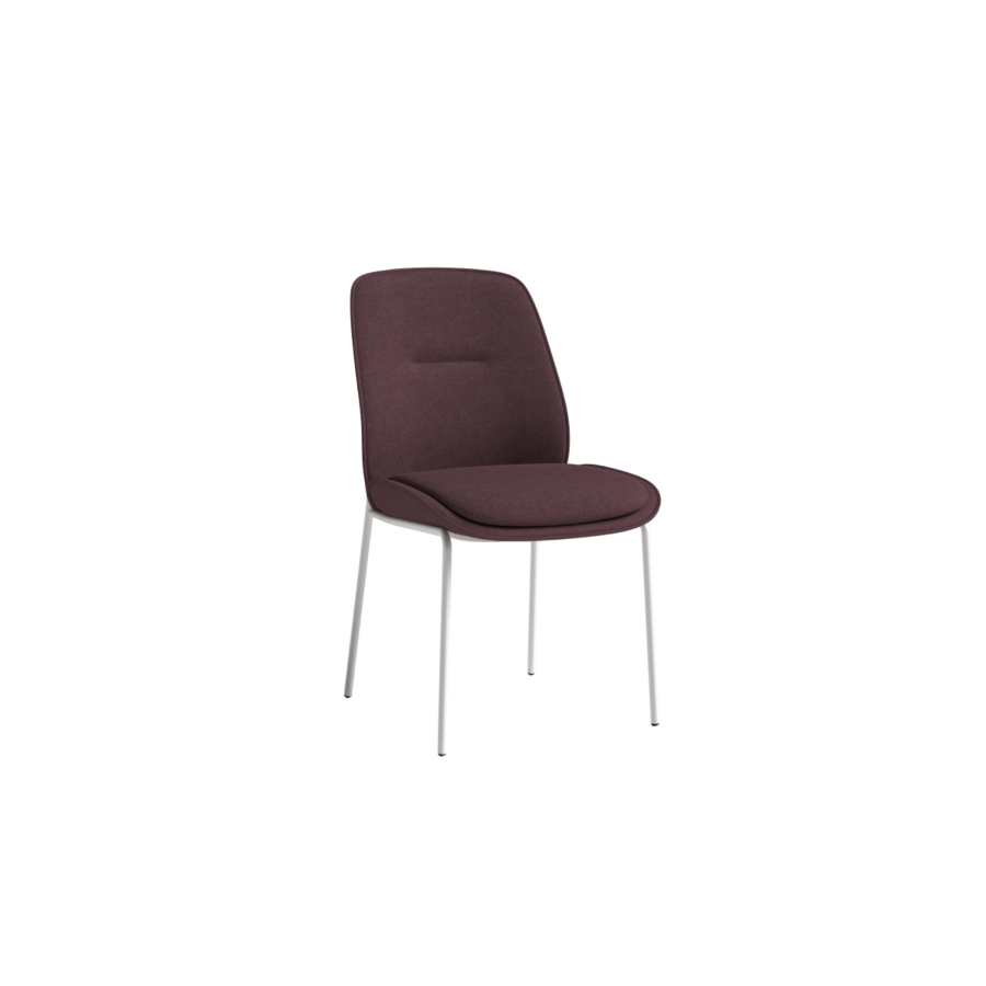 CHAISE OWEN - Rouge bordeaux Chaises de séjour