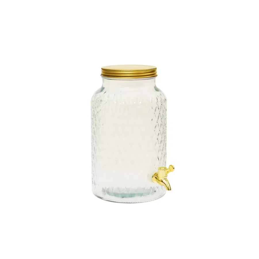 CARAFE FONTAINE DESIGN DIAMANT 6L - Blanc Soldes été