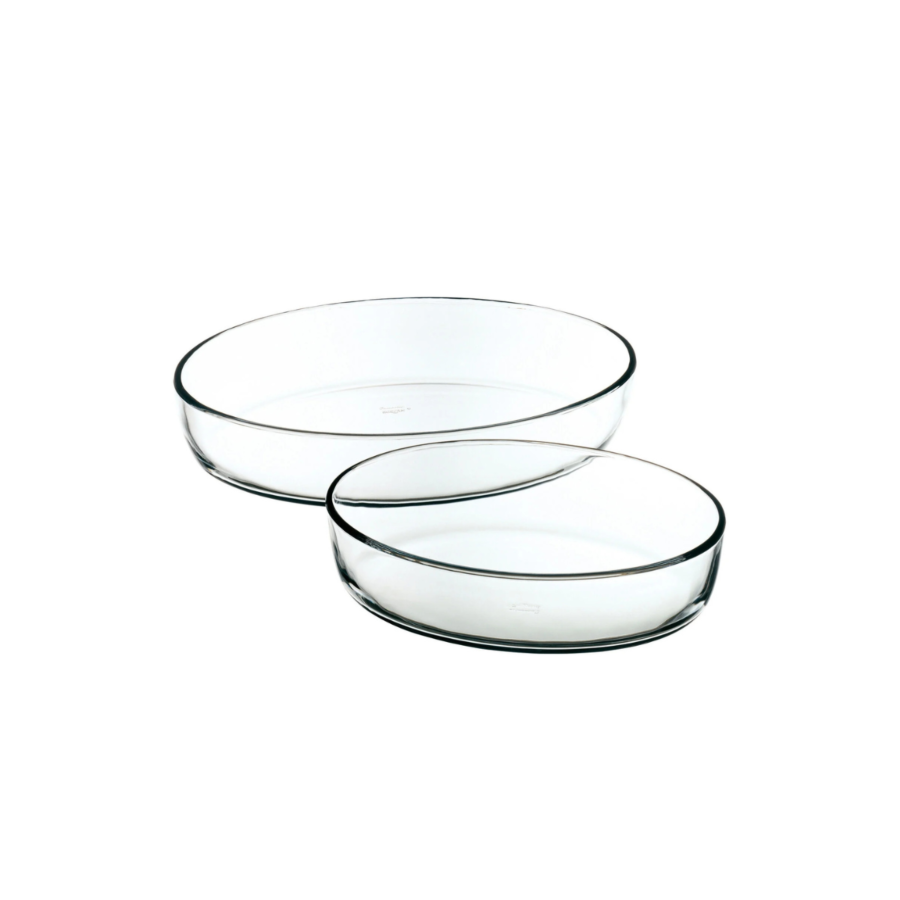 SET 2 PLATS A FOUR BORCAM OVAL - Blanc Préparations culinaires Ramadan