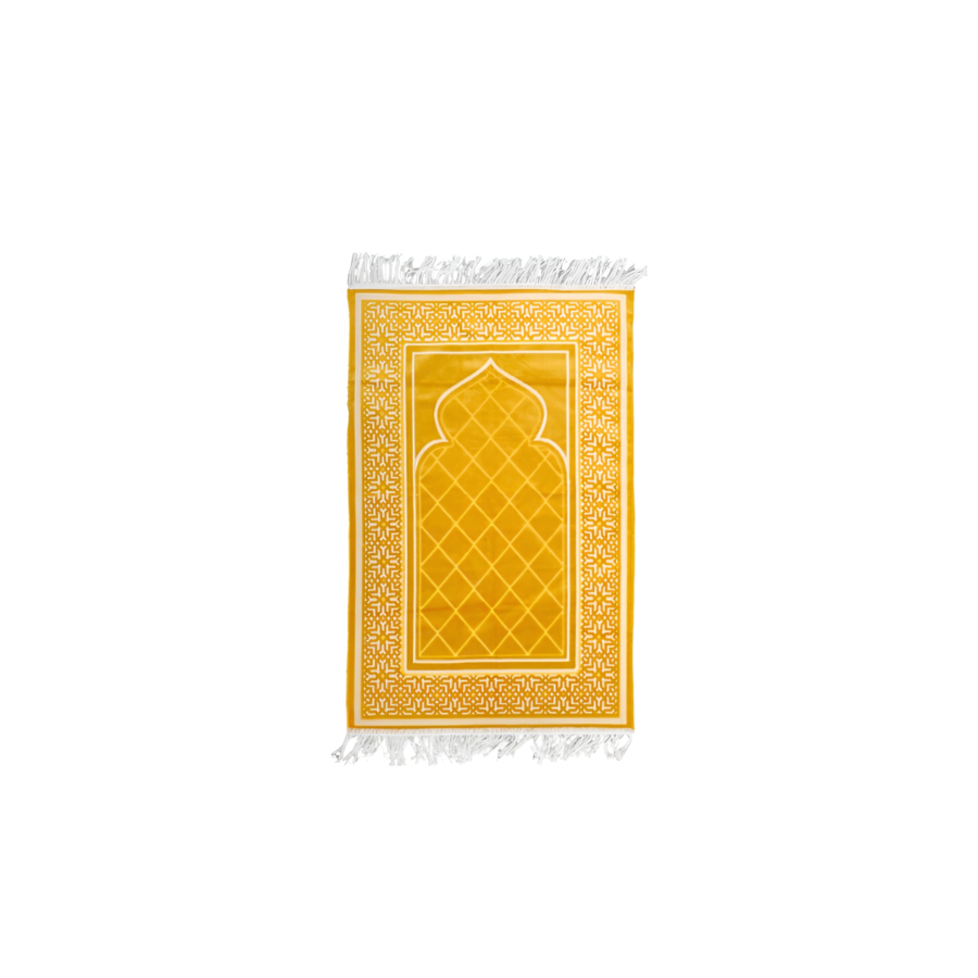 Tapis Prière - Jaune Textile Ramadan