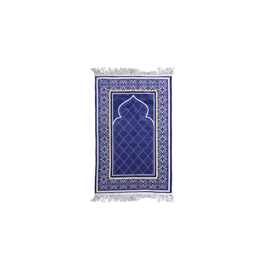 Tapis Prière - Bleu Textile Ramadan