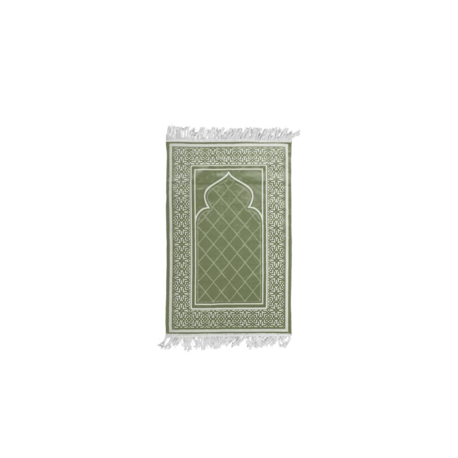 Tapis Prière - Vert Textile Ramadan