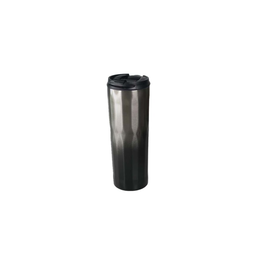 MUG ISOTHERMIQUE GLASSY 2 PAROIS ACIER INOXYDABLE 500ML- Noir Art de la table